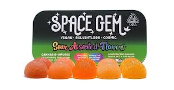 Space gem - SOUR SPACEDROPS 10PK | 100MG
