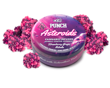 ASTEROIDS | STRAWBERRY GRAPE NEBULA | SOLVENTLESS | GUMMIES | 10PK | 100MG