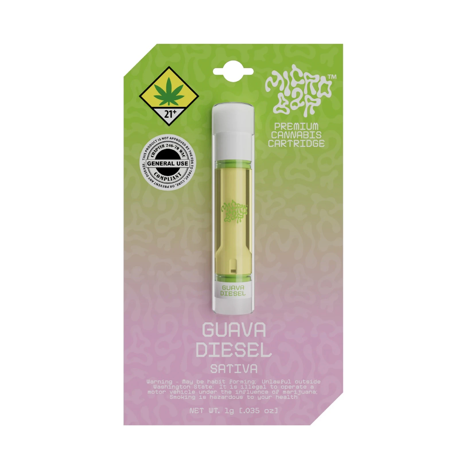 Microbar - GUAVA DIESEL CART | 1G | SATIVA Main Image
