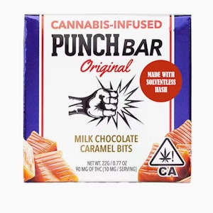 Punch - SOLVENTLESS CARAMEL BITS PUNCH BAR | 100MG