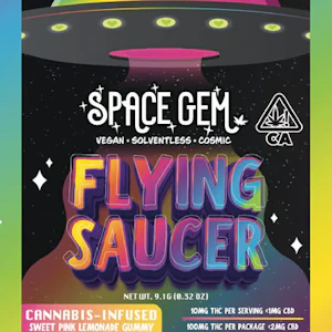 Space gem - SWEET PINK LEMONADE | FLYING SAUCER | GUMMY | 100MG