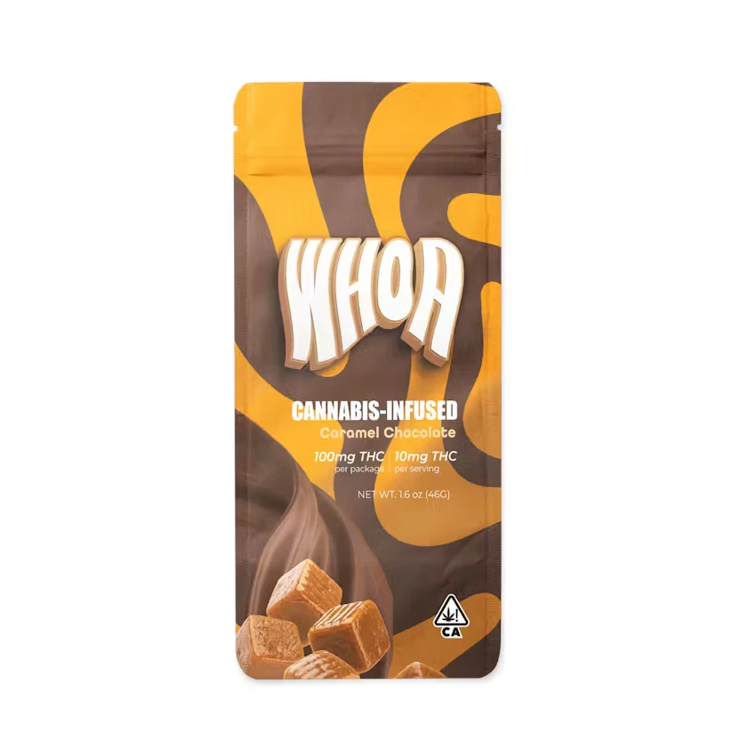 Whoa - CARAMEL CHOCOLATE BAR | 100MG Main Image