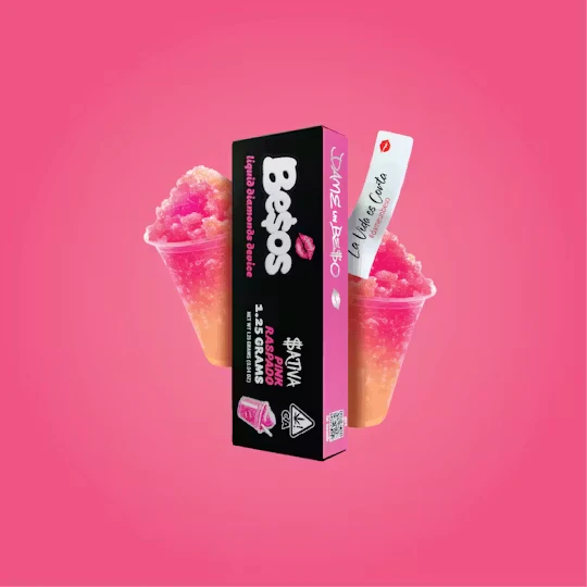 Besos - PINK RASPADO DIAMONDS AIO | 1.25G | SATIVA Main Image