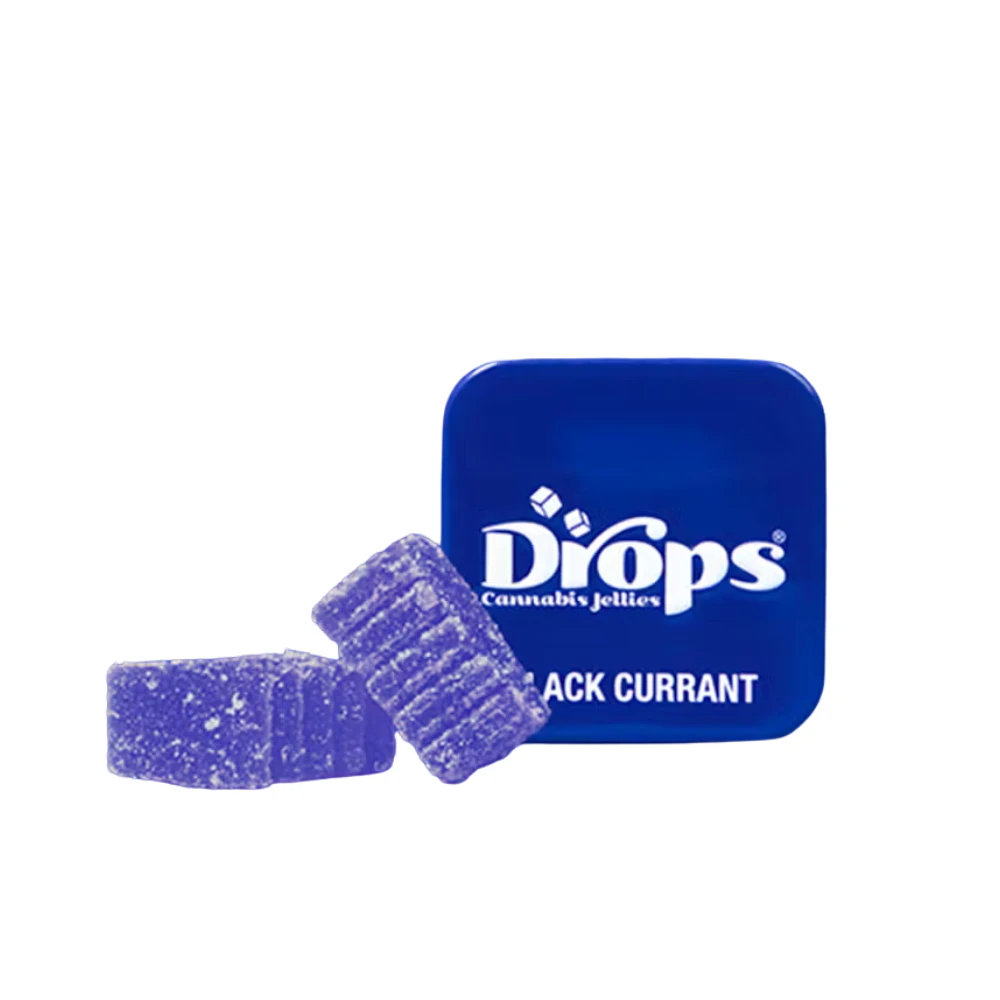 Drops candies - BLACK CURRANT ROSIN DROPS 2PK | THC:CBN:CBD 1:1:1 | 100MG Main Image