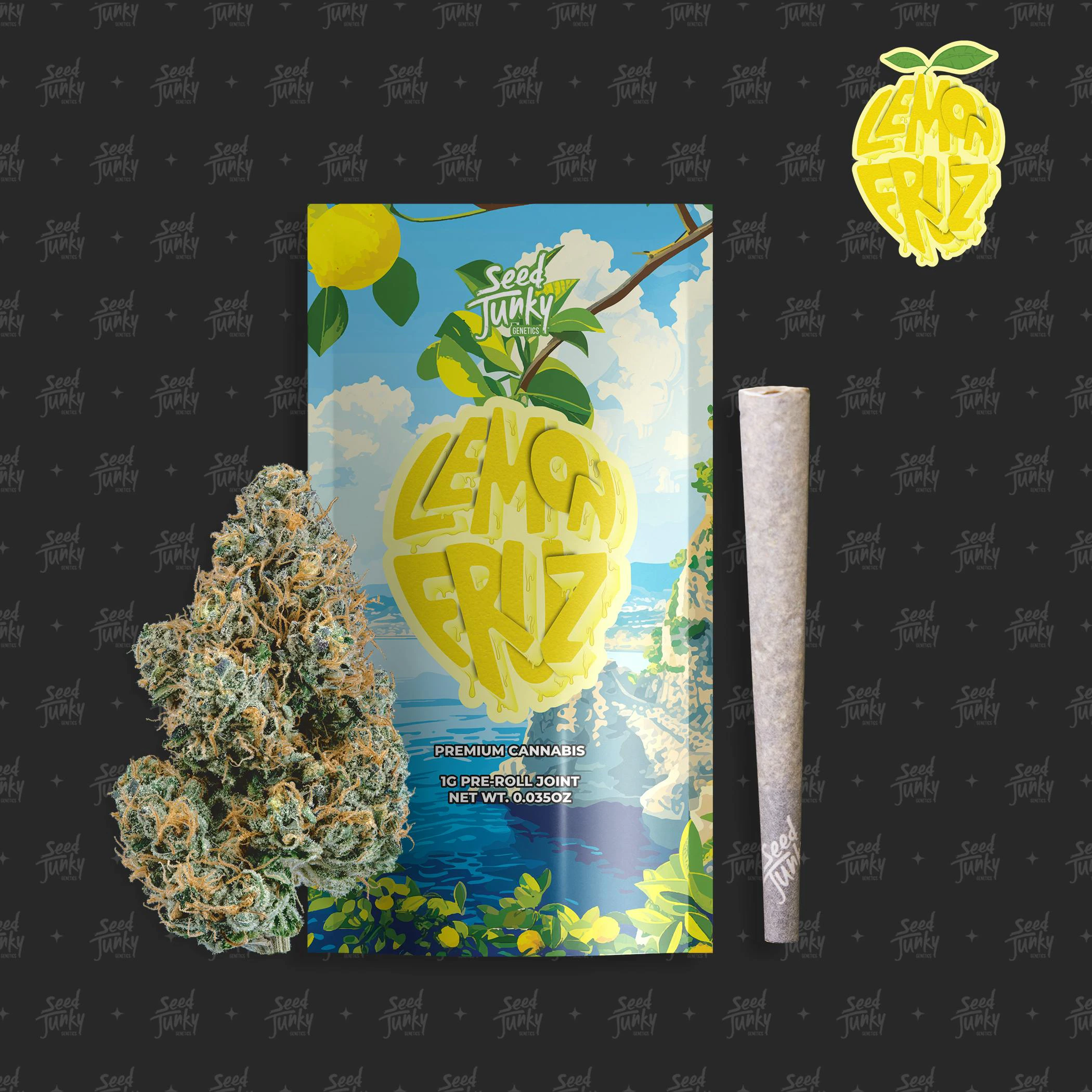 Seed junky - LEMON FRUZ PREROLL | 1G | SATIVA Main Image