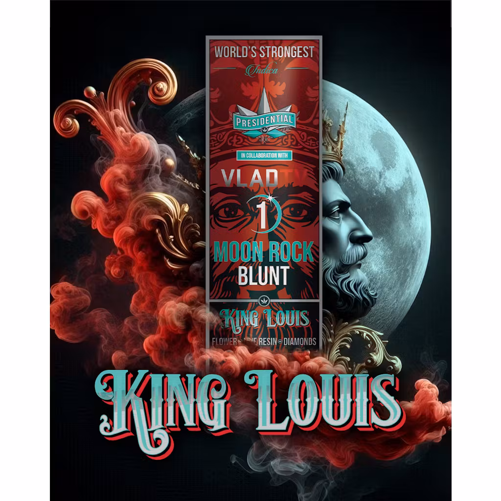 KING LOUIS MOONROCK BLUNT | 1.5G | INDICA