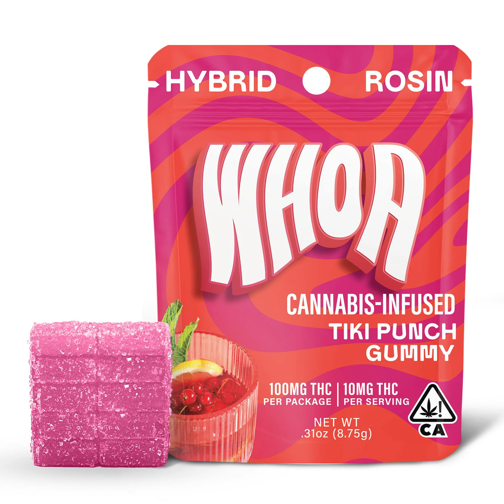 Whoa - TIKI PUNCH ROSIN GUMMIES | 10PK | 100MG | HYBRID Main Image