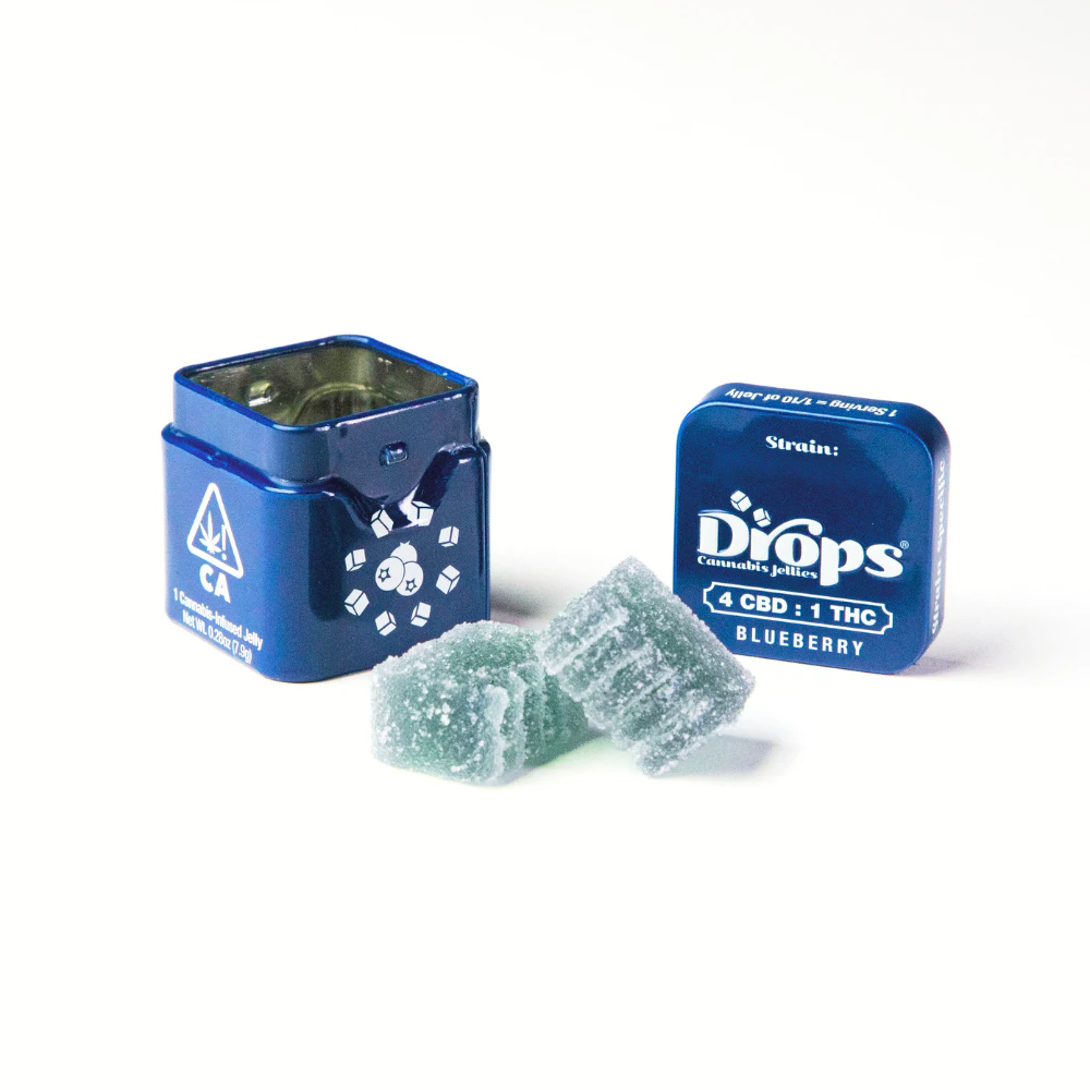 Drops candies - BLUEBERRY ROSIN DROPS | COMFORT | 4:1 CBD:THC |  2PK | 100MG Main Image