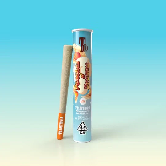 Traditional - PEACHES N DREAMS PREROLL | 1G | SATIVA Main Image