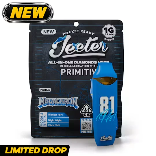 Jeeter x primitiv - MEGACHRON AIO | LIQUID DIAMONDS | 1G | INDICA Main Image