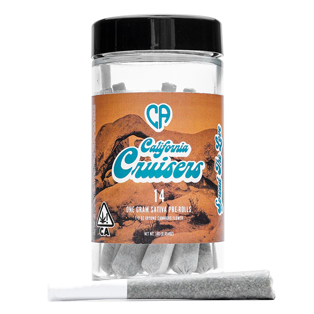 California love - CRUISERS | GELONADE 14PK PREROLLS | 14G | SATIVA Main Image
