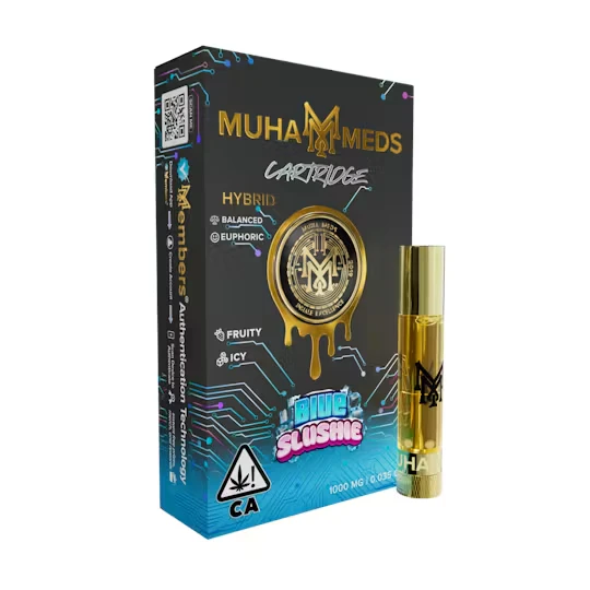 Muha meds - BLUE SLUSHIE CART | 1G | HYBRID Main Image