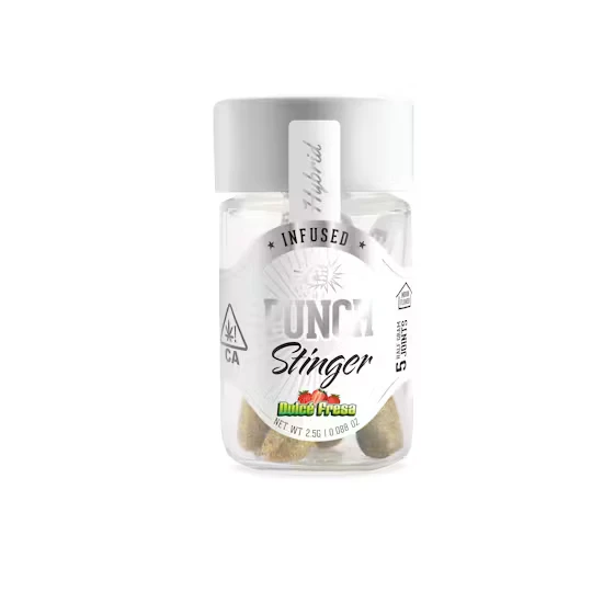 Punch - STINGERS | DULCE FRESA INFUSED 5 PACK | 2.5G Main Image