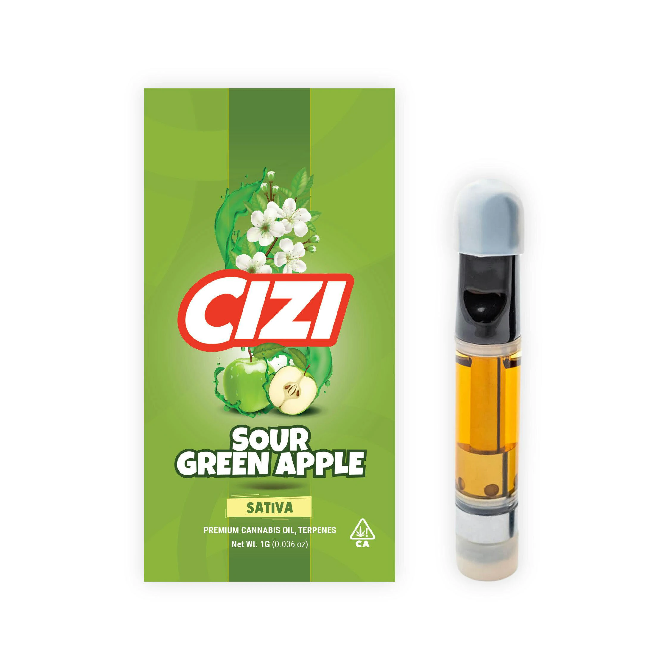 Cizi - SOUR GREEN APPLE CART | 1G | SATIVA Main Image