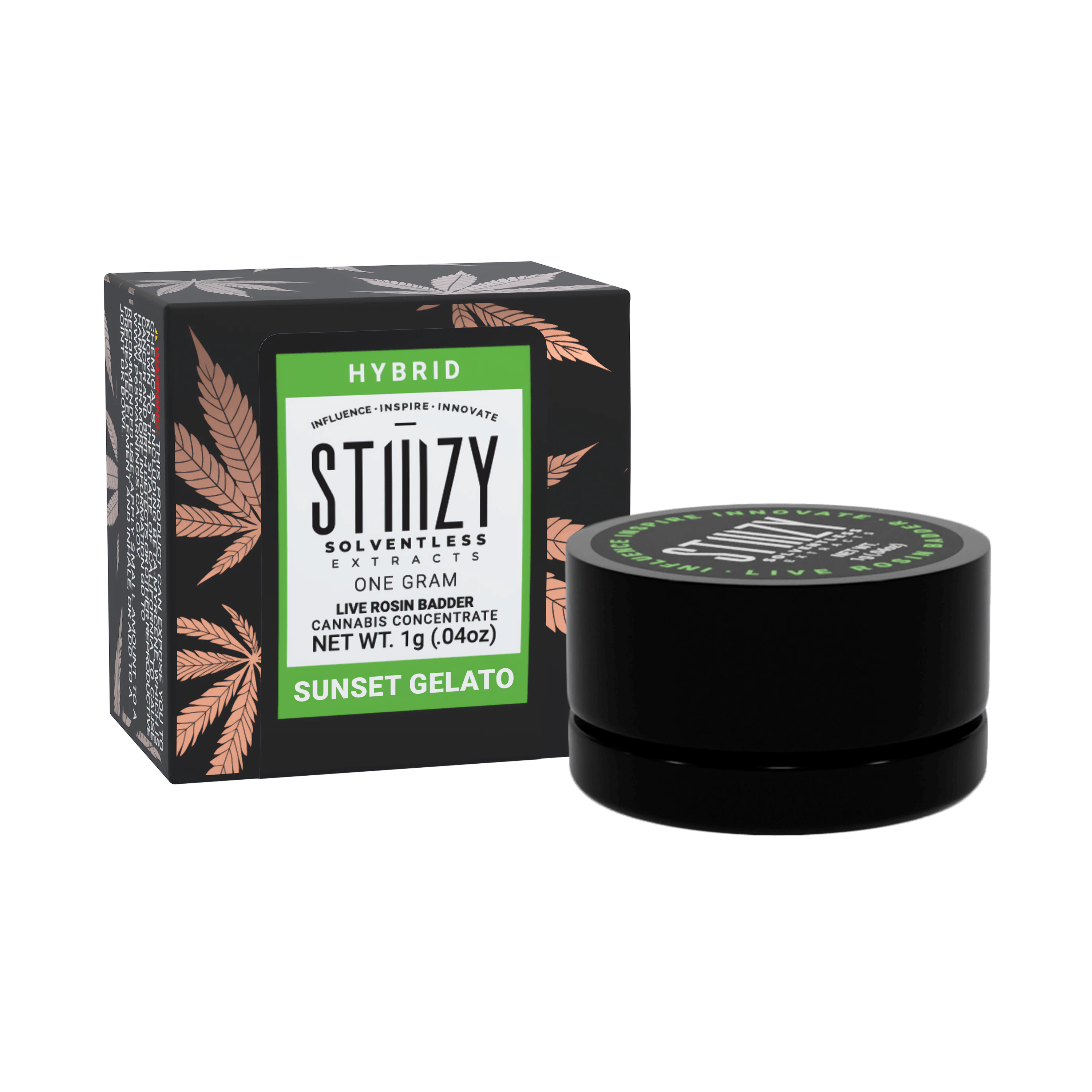 Stiiizy - SUNSET GELATO ROSIN BADDER | 1G | HYBRID Main Image