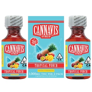 Cannavis - TROPICAL PUNCH | 2 PACK | 1000MG