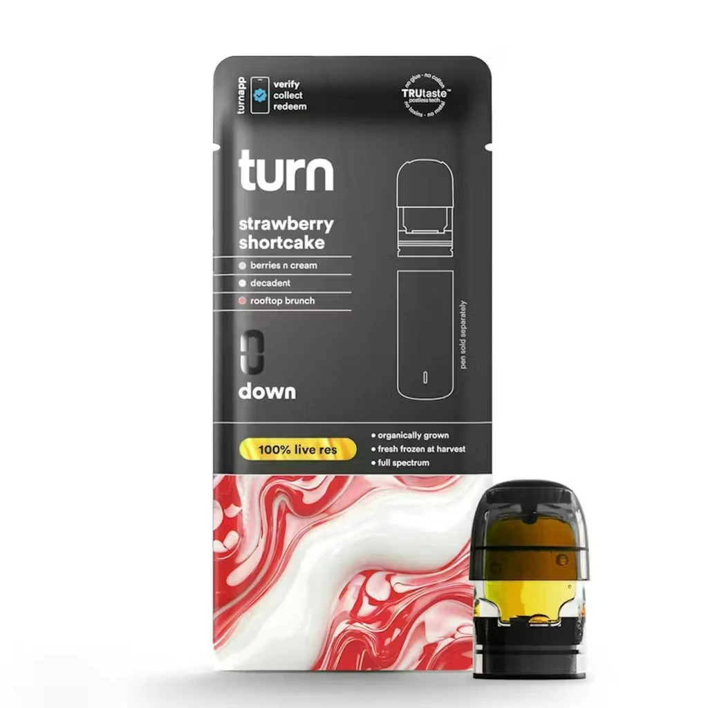 Turn - LIVE RESIN | STRAWBERRY SHORTCAKE POD | 1G | HYBRID Main Image