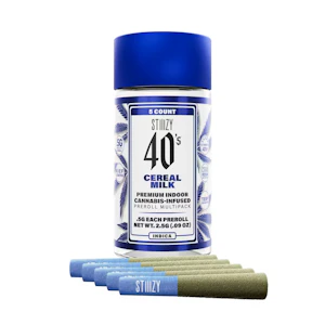 Stiiizy - 40S | CEREAL MILK 5PK MINI PREROLLS | 2.5G HYBRID