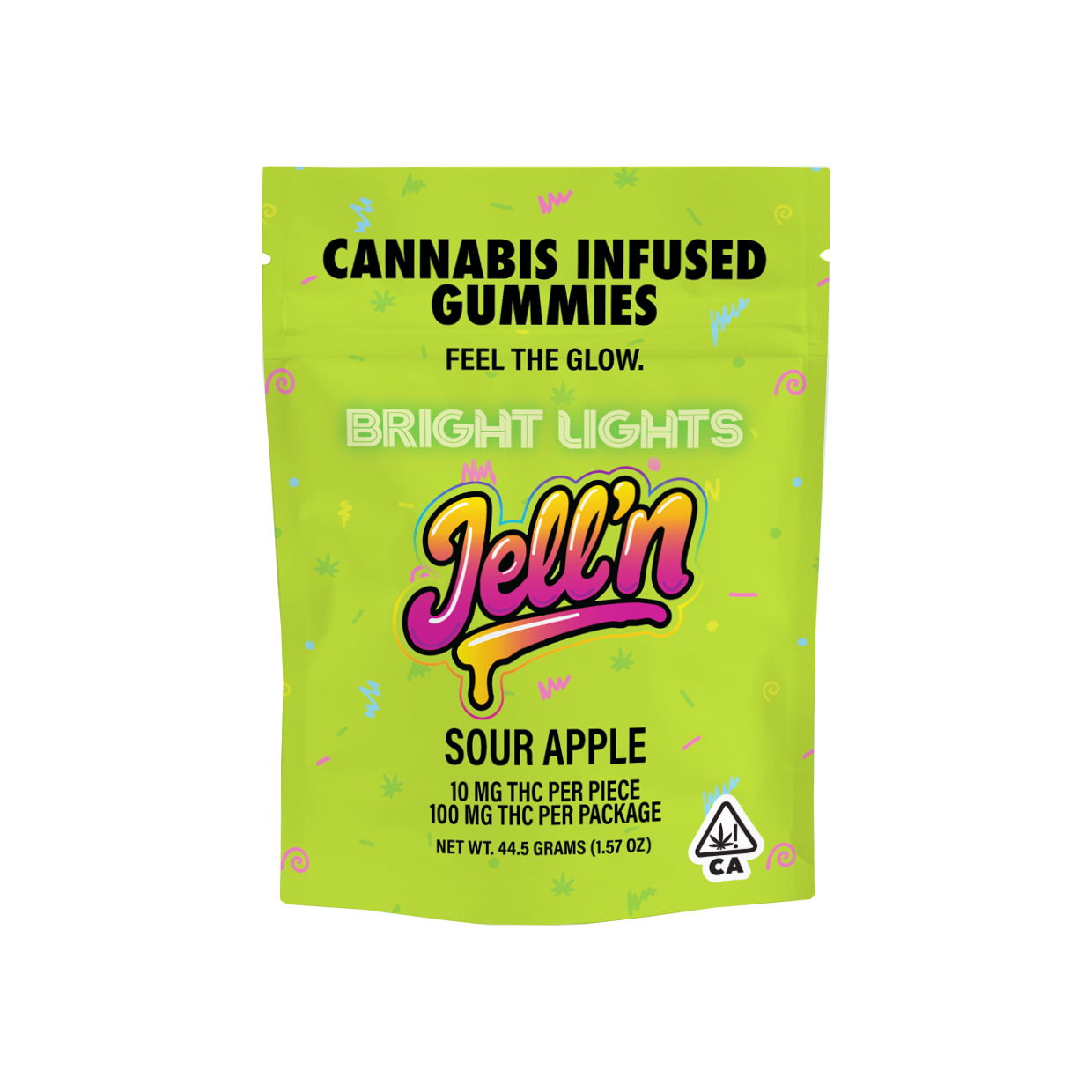 SOUR APPLE GUMMIES | 1OOMG