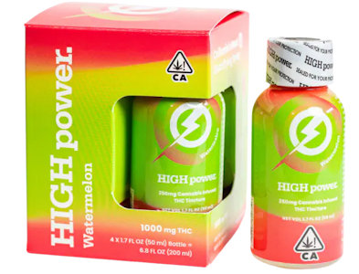 High power - WATERLEMON SYRUP 4 PACK | 1000MG THC