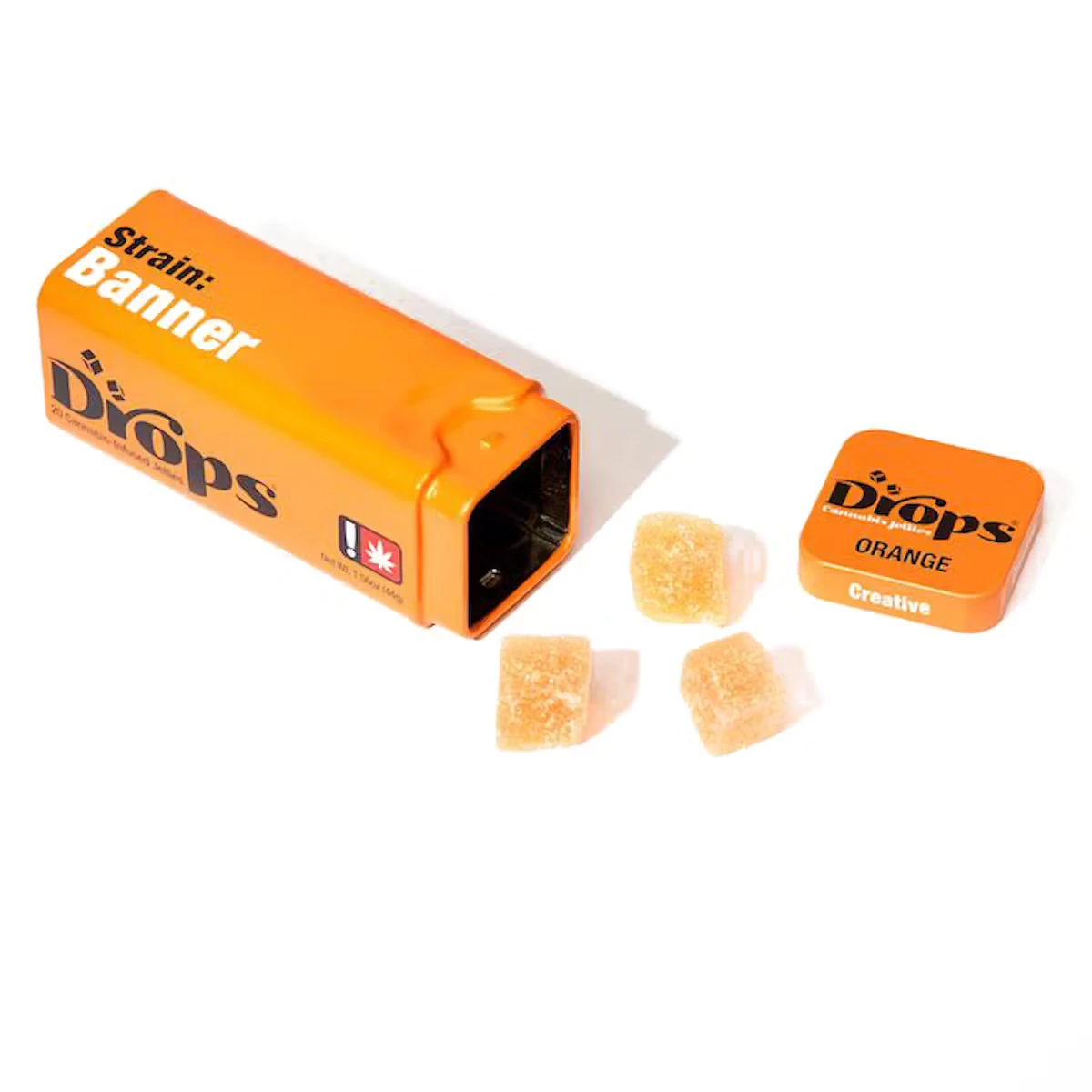 Drops candies - ORANGE LIVE ROSIN DROPS | 20PK | 100MG Main Image