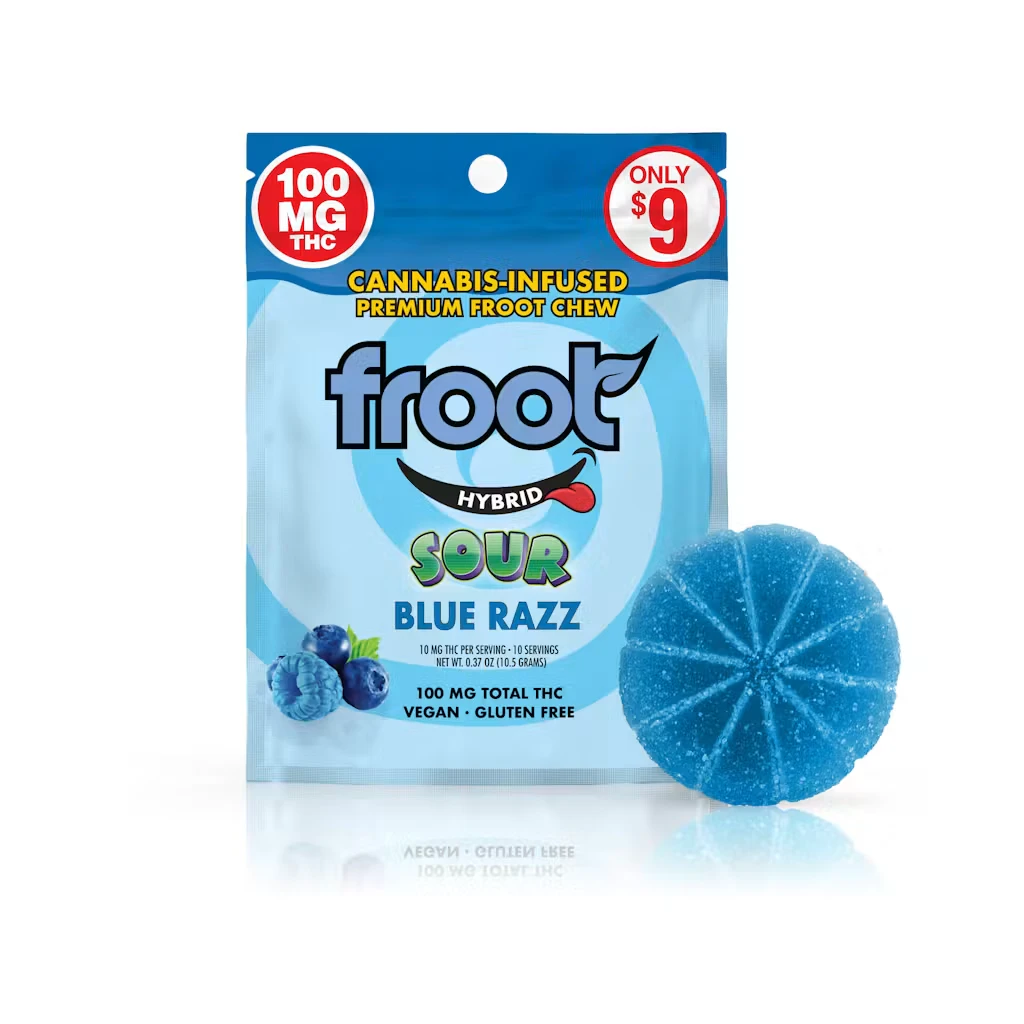 Froot - SOUR BLUE RAZZ | 1CT | 100MG | HYBRID Main Image