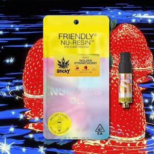 Friendly brand - GOLDEN STRAWCHERRY NUCLEUS CART | 1G | INDICA | FRIENDLY X STICKY