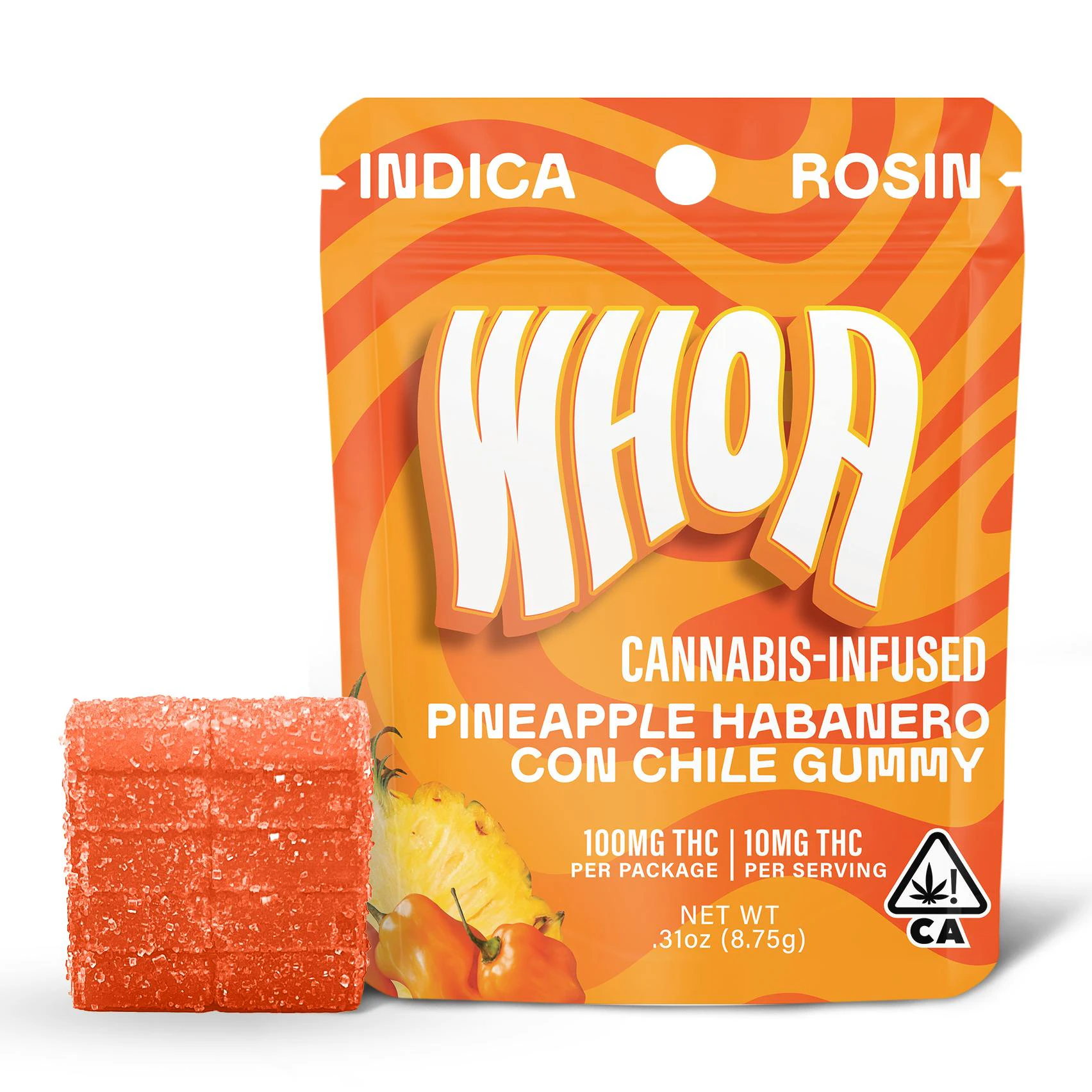 Whoa - PINEAPPLE HABANERO ROSIN GUMMIES | 10 PK | 100MG Main Image