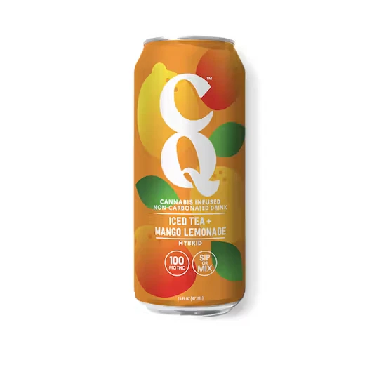 Cq drinks - ICED TEA MANGO LEMONADE | 16OZ | 100MG | HYBRID Main Image