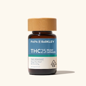 Papa & barkley - THC25 RELEAF CAPSULES | 40 CT