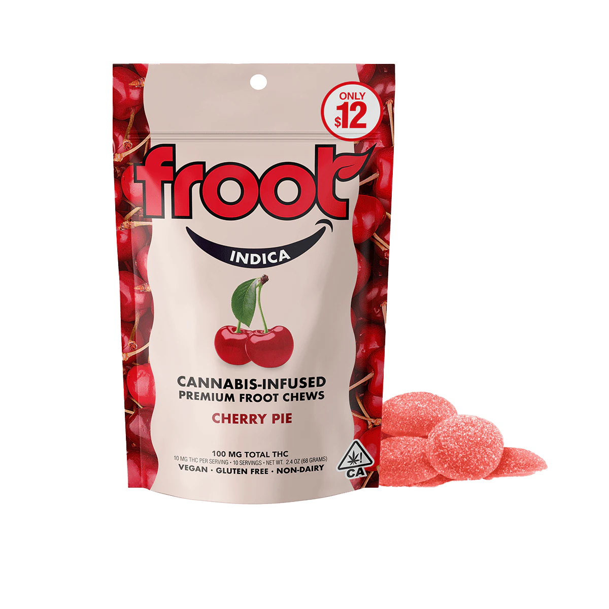 Froot - CHERRY PIE 10PK | 100MG | INDICA Main Image