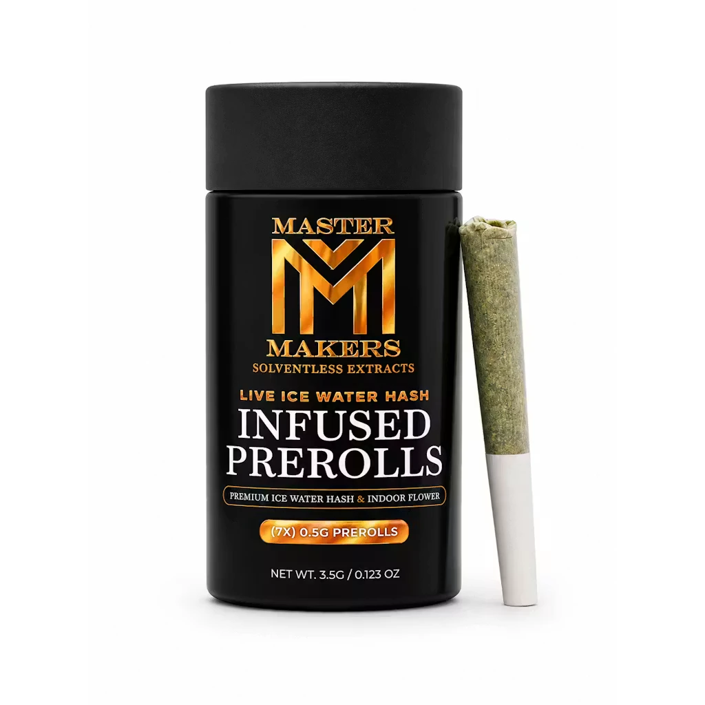 Master makers - GIRAFFE P X WHITETHORN ROSE PREROLLS | ICE WATER HASH INF | 7PK Main Image