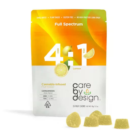 Care by design - 4:1 LEMON CBD GUMMIES | 20CT Main Image