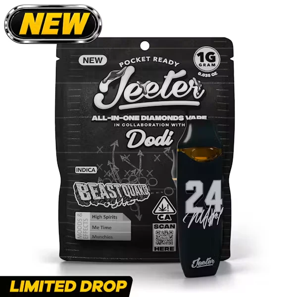 Jeeter x dodi - BEAST QUAKE AIO | LIQUID DIAMONDS | 1G | INDICA Main Image
