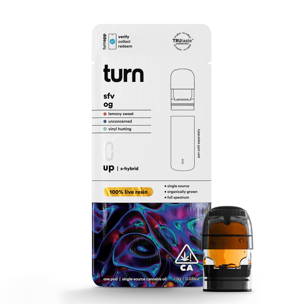 Turn - LIVE RESIN | SFV OG POD | 1G | HYBRID Main Image