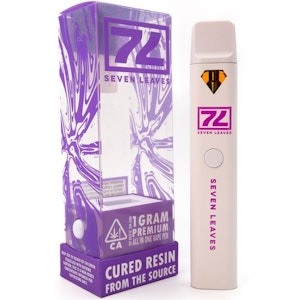 Seven leaves - LA POP ROCKS X PURPLE PUSH POP CURED RESIN | AIO | 1G | HYBRID