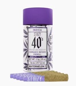 Stiiizy - WATERMELON Z | INFUSED PREROLL 5PK | 2.5G