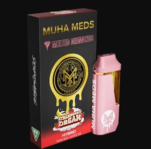 Muha meds - STRAWBERRY DREAM | MELTED DIAMONDS | AIO | 1G | HYBRID