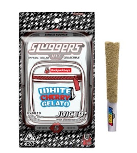 Sluggers - WHITE CHERRY GELATO | INFUSED JOINTS | 5PK | HYBRID