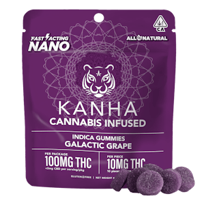 Kanha - GALACTIC GRAPE | NANO | 100MG | FAST ACTING