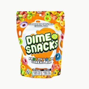 Dime snacks - FROOTY LOOPS CEREAL BAR | 100MG