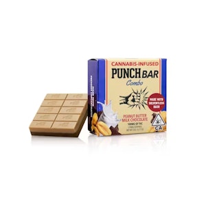 Punch - PEANUT BUTTER MILK CHOCOLATE PUNCH BAR | 100MG