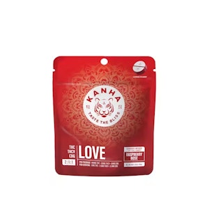 Kanha - RASPBERRY ROSE | LOVE | 100MG | THC:THCV:CBG