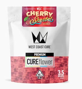West coast cure - CHERRY SHERBET | 3.5G | INDICA