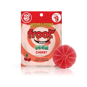 Froot - SOUR CHERRY SINGLE |  100MG | INDICA