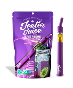 Jeeter - MODIFIED GRAPES | JEETER JUICE STRAW | 0.5G |INDICA