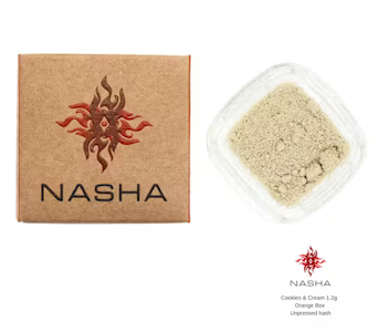 Nasha - COOKIES & CREAM | ORANGE UNPRESSED | 1.2G HYBRID