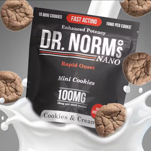 Dr. norm's - COOKIES N CREAM NANO | 100MG (10 COOKIES)