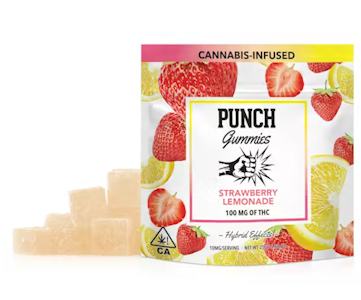 Punch edibles & extracts - STRAWBERRY LEMONADE | 100MG GUMMIES