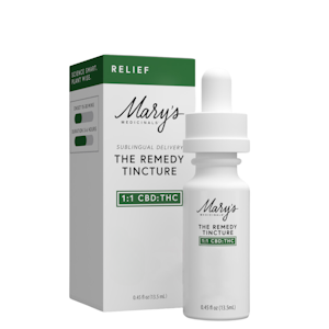 Mary's medicinals - RELIEF - 300MG CBD 300MG THC TINCTURE